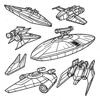 Star Wars Ships Coloring Pages