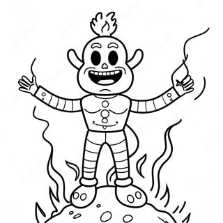 Fiery Zozobra Coloring Page 39634-31334