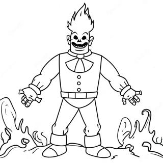 Fiery Zozobra Coloring Page 39634-31336