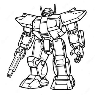 Mecha Builders Coloring Pages