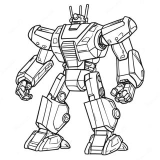 Mecha Builders Coloring Page 39643-31339