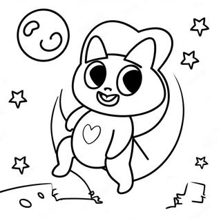 Over The Moon Coloring Page 39653-31358