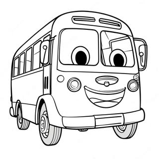 Tayo The Little Bus Coloring Pages