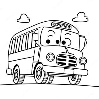 Tayo The Little Bus Coloring Pages