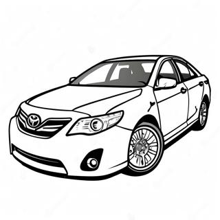 Toyota Camry Side View Coloring Page 39744-31455