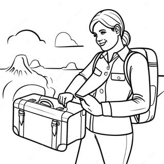 Travel Coloring Pages