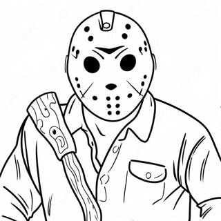 Friday The 13th Coloring Pages