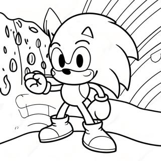 Sonic Underground Coloring Pages