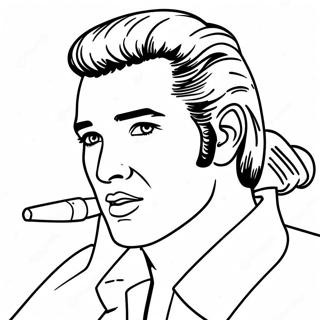 Elvis Presley Coloring Page 3980-3167