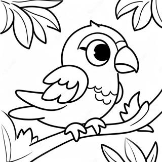 Rainforest Animals Coloring Pages