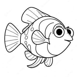 Easy Dory Coloring Page 39873-31534