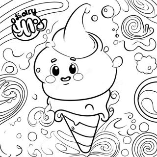 Cute Dairy Queen Ice Cream Cone Coloring Page 39894-31549