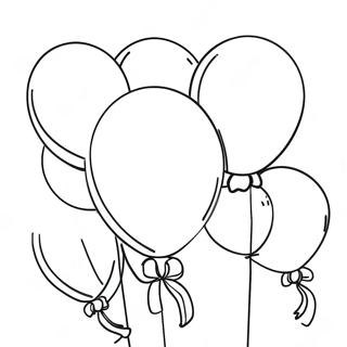 Party Balloons Coloring Page 39903-31559