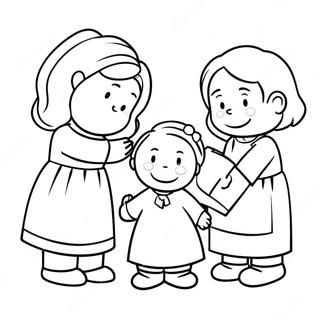 Preschool Sunday School Coloring Page 39913-31555