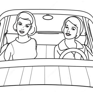 Betty And Veronica Coloring Pages