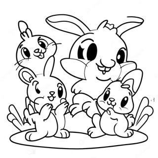 Hase Und Freunde Kleine Toons Ausmalbild 40064-31669