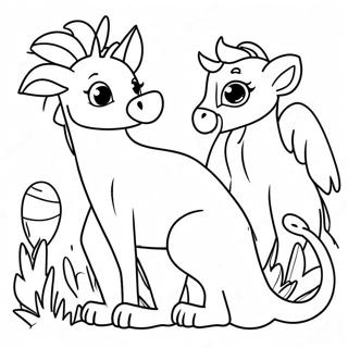 Fun Plr Animals Coloring Page 40084-31687