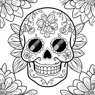 Day Of The Dead Coloring Pages