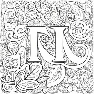 Colorful Russian Letters Coloring Page 40124-31767