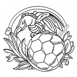 Mexico Soccer Coloring Page 40153-31744