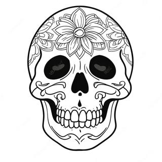 Death Skull Coloring Page 40163-31746