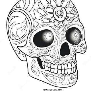 Death Skull Coloring Page 40163-31747