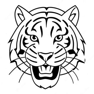 Cincinnati Bengals Tiger Head Coloring Page 40174-31750