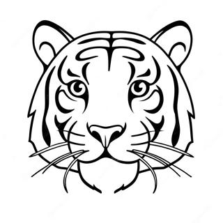 Cincinnati Bengals Tiger Head Coloring Page 40174-31751