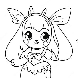 Anime Bunny Girl Coloring Pages