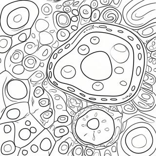 Plant Cell With Colorful Organelles Coloring Page 40204-31782