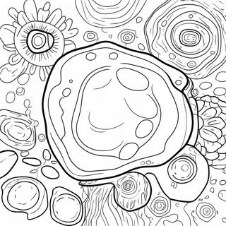 Plant Cell With Colorful Organelles Coloring Page 40204-31783