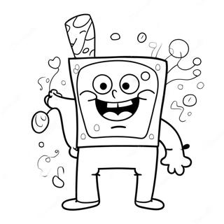 High Spongebob Coloring Page 40213-31790