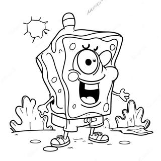 High Spongebob Coloring Page 40213-31791