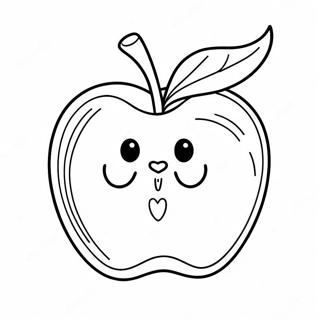 A Is For Apple Coloring Pages