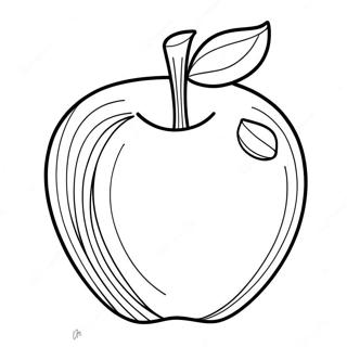 A Is For Apple Coloring Pages