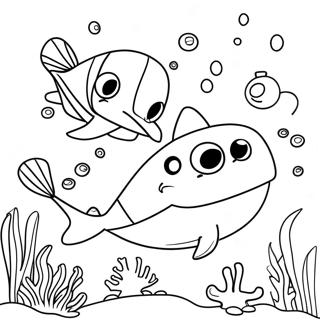 Zig And Sharko Underwater Adventure Coloring Page 40294-31877