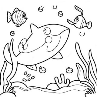 Zig And Sharko Underwater Adventure Coloring Page 40294-31878