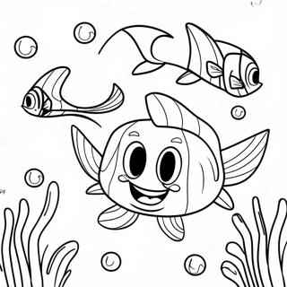 Zig And Sharko Underwater Adventure Coloring Page 40294-31879