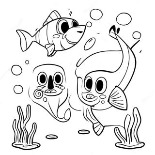 Zig And Sharko Underwater Adventure Coloring Page 40294-31880