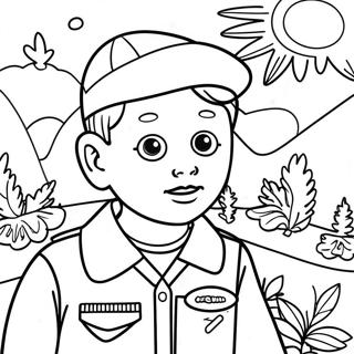 Boy Scouts Coloring Page 40333-31873