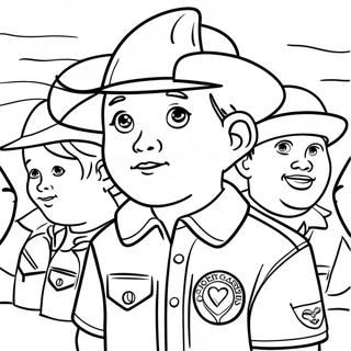 Boy Scouts Coloring Page 40333-31874