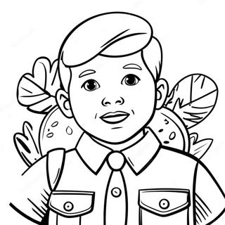 Boy Scouts Coloring Page 40333-31875