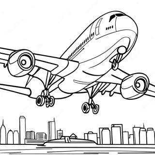 Airbus A380 Coloring Page 40343-31882