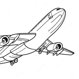 Airbus A380 Coloring Page 40343-31883