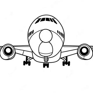 Airbus A380 Coloring Page 40343-31884