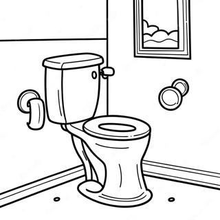 Toilet Fun Coloring Page 40353-31894