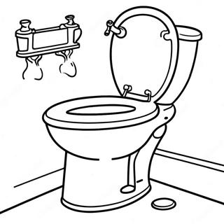 Toilet Fun Coloring Page 40353-31896