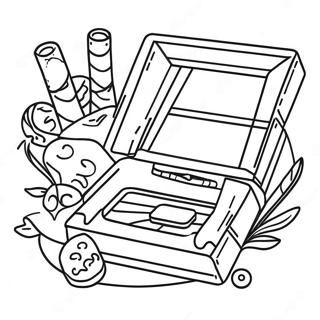 Rectangle Coloring Page For Kids 40363-31904