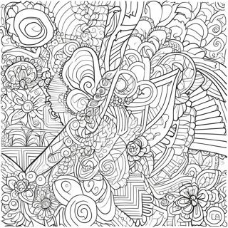 Colorful Rectangle Patterns Coloring Page 40364-31908