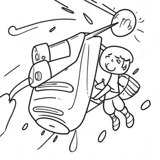 Push And Pull Action Coloring Page 40383-31921